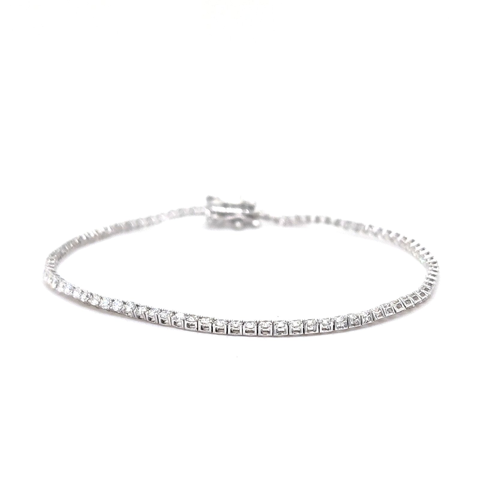 LG - 14K 2.00CT D-BRACELET LDS RDS NON-CERTIFIED SIZE 7 INCHES